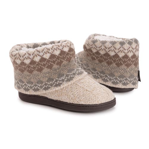 Muk Luks Rochelle Slipper Boot In Brown