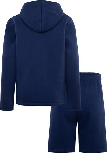 Kids' Logo Pullover Hoodie & Shorts Set