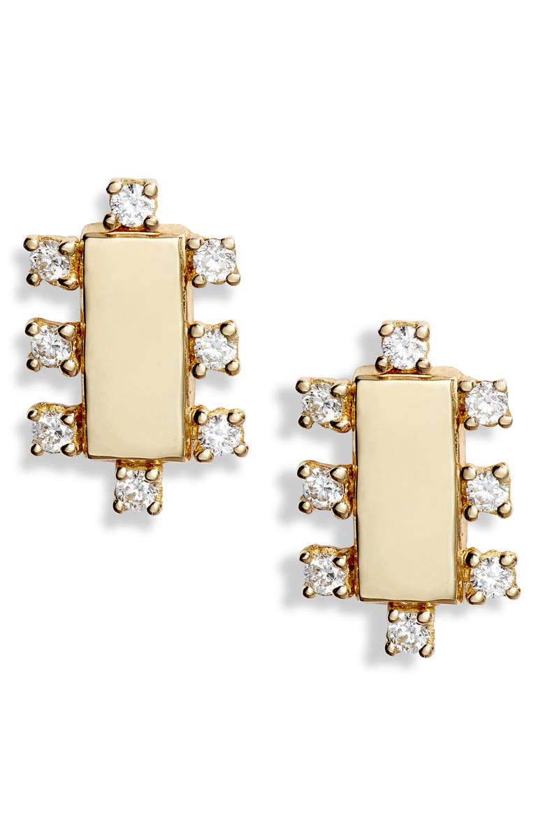 Bony Levy Kiera Scattered Diamond Stud Earrings, Main, color, 