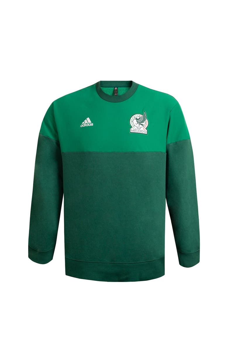 adidas Men's adidas Green Mexico National Team DNA Pullover Sweatshirt, Alternate, color, 