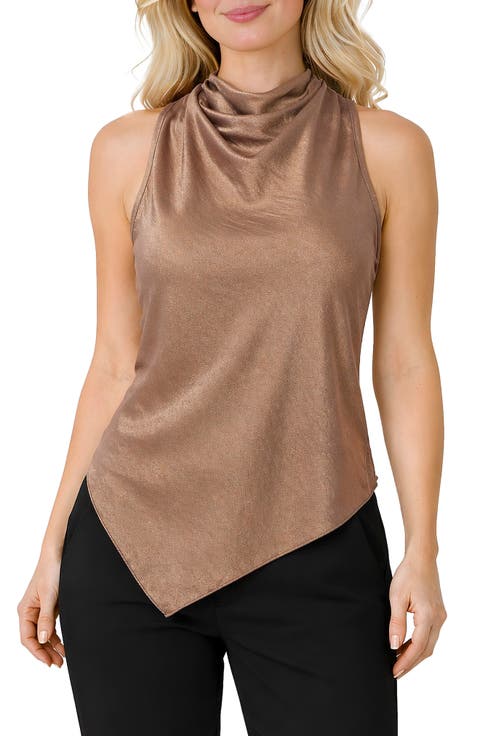 High Cowl Neck Tank