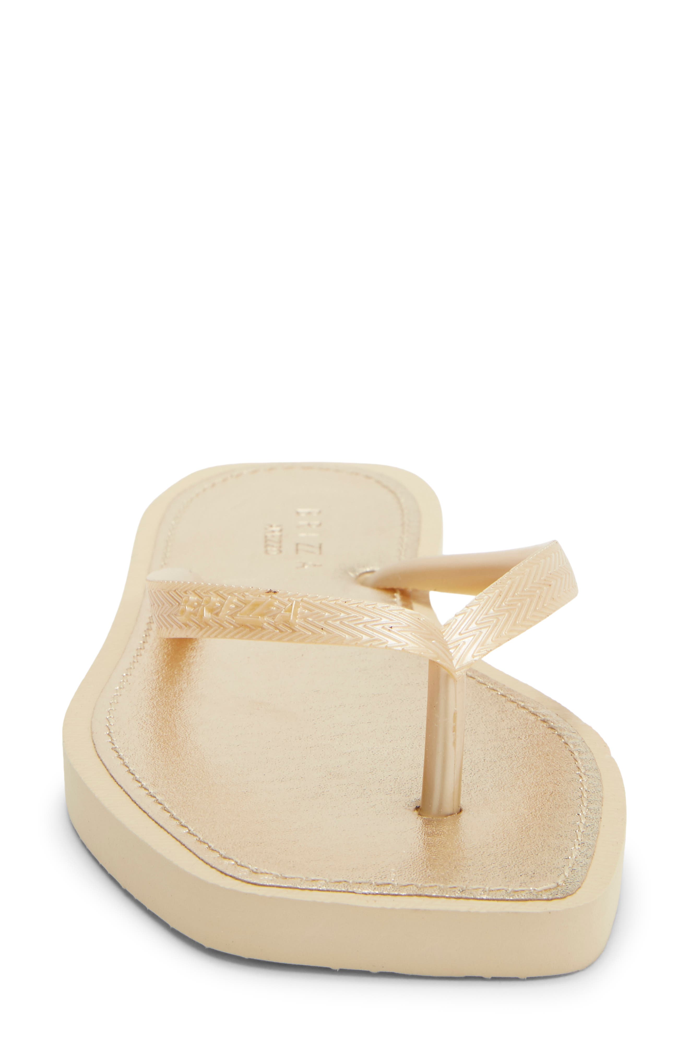 Metallic Flip Flop, Alternate, color, PLATINO