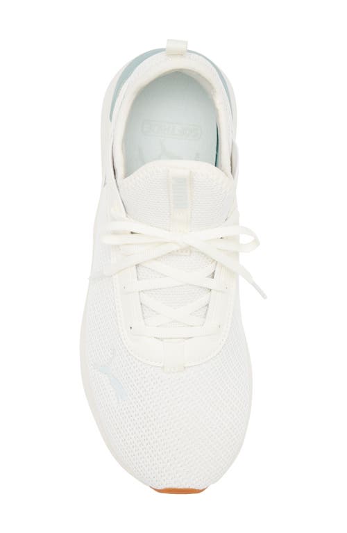 Puma Softride Ruby Luxe Sneaker In Warm White-peaceful Blue-gum