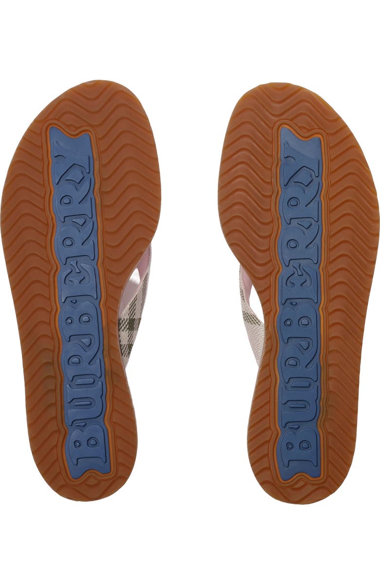 Burberry Check Pavilion Sandals, Alternate, color, Mallow Pink