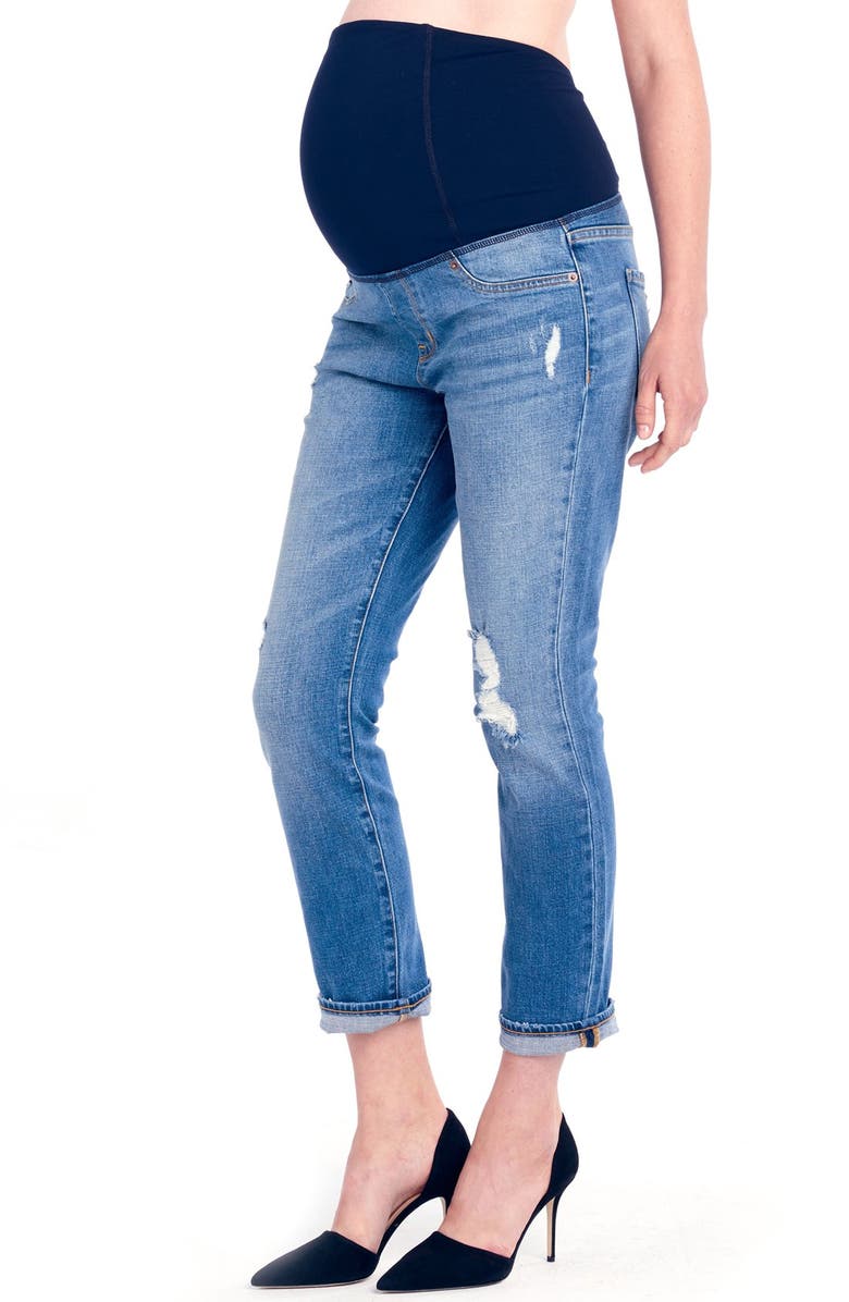 Ingrid & Isabel<sup>®</sup> 'Mia' Maternity Boyfriend Jeans, Alternate, color, 