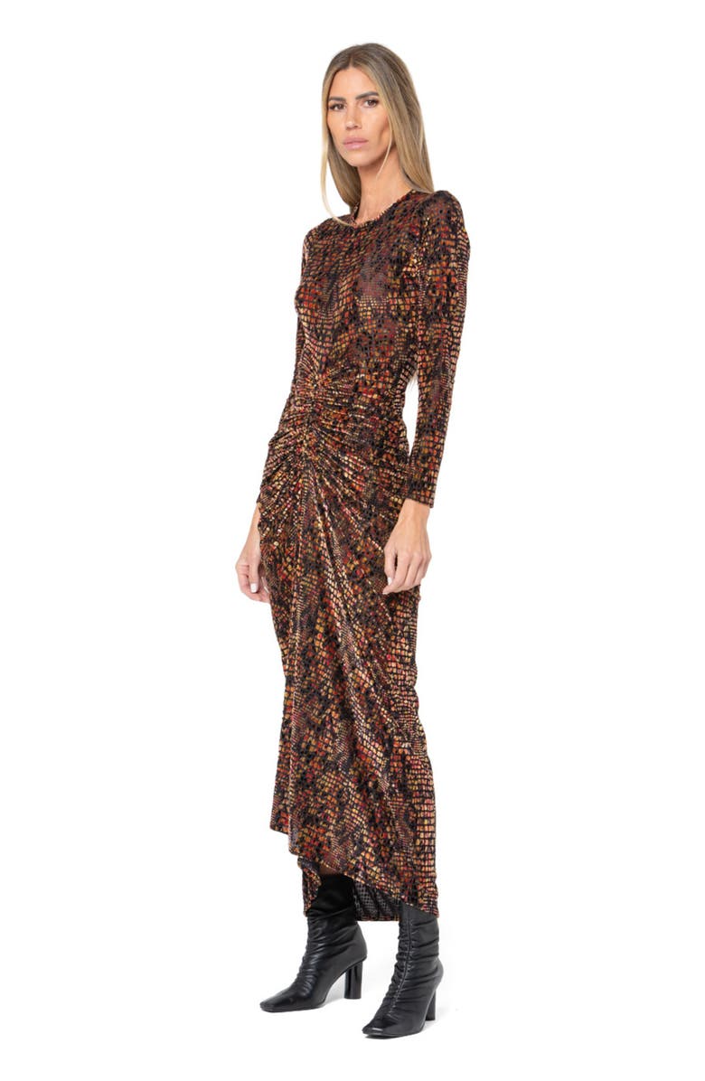 JBQ Elowen Dress, Alternate, color, Red Mosaic