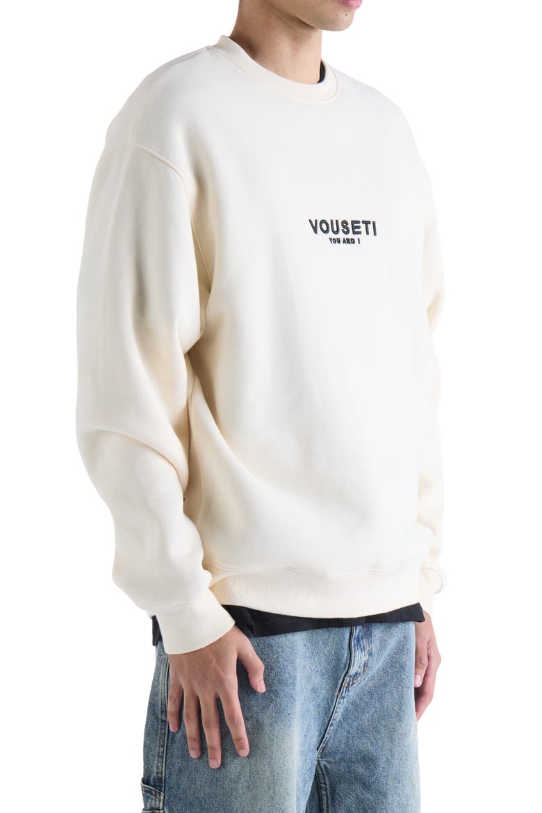 OG Crewneck Sweatshirt, Alternate, color, NATURAL