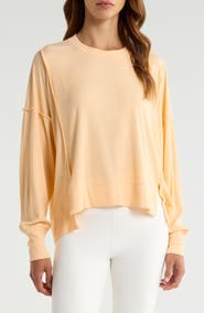 Free People FP Movement All My Love Long Sleeve Rib T-Shirt