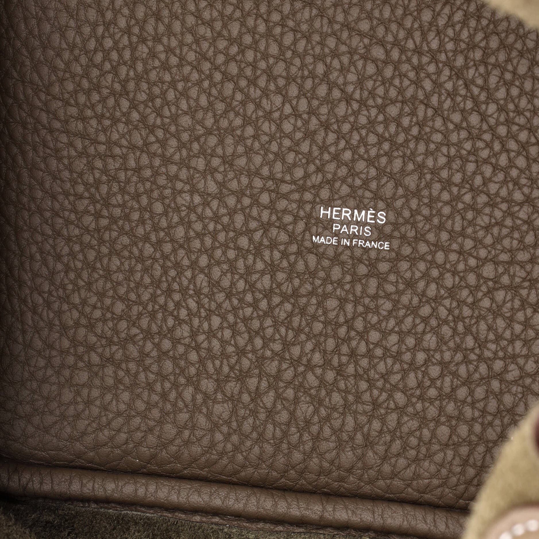 Pre-Owned Hermes Monochrome Picotin Lock Bag Clemence PM, Alternate, color, Etoupe
