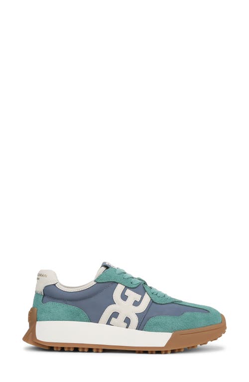 Shop Sam Edelman Langley Sneaker In Coastal Blue/marine Green