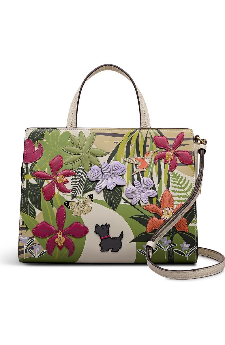 Radley RHS Small Ziptop Satchel Bag, Main, color, Salt