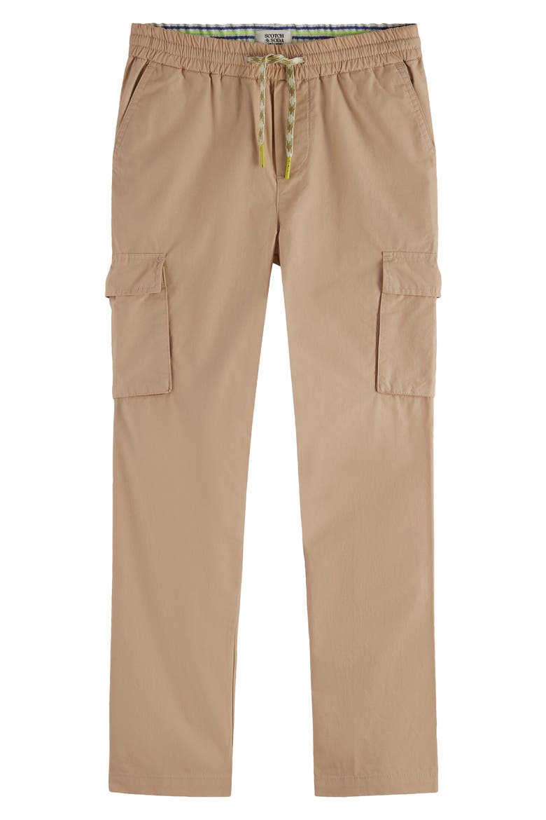 Kids' Straight Leg Cotton Cargo Pants, Main, color, SOFT CAMEL