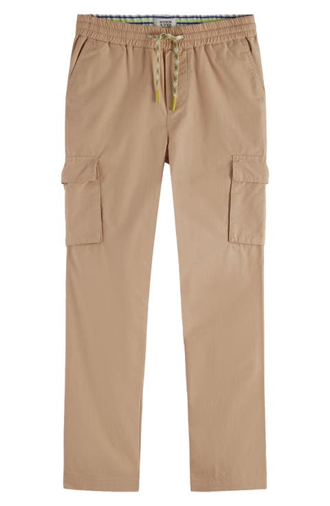 Kids' Straight Leg Cotton Cargo Pants (Big Kid)
