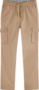 Scotch & Soda Kids' Straight Leg Cotton Cargo Pants