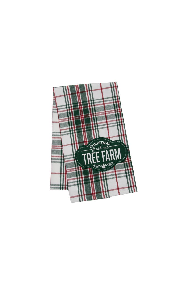 C&F Home Christmas Tree Farm Towel, Main, color, Red