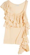Dries Van Noten Ruffled Mousseline Top