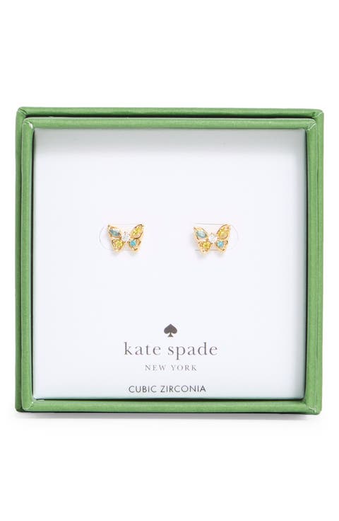 butterfly stud earrings