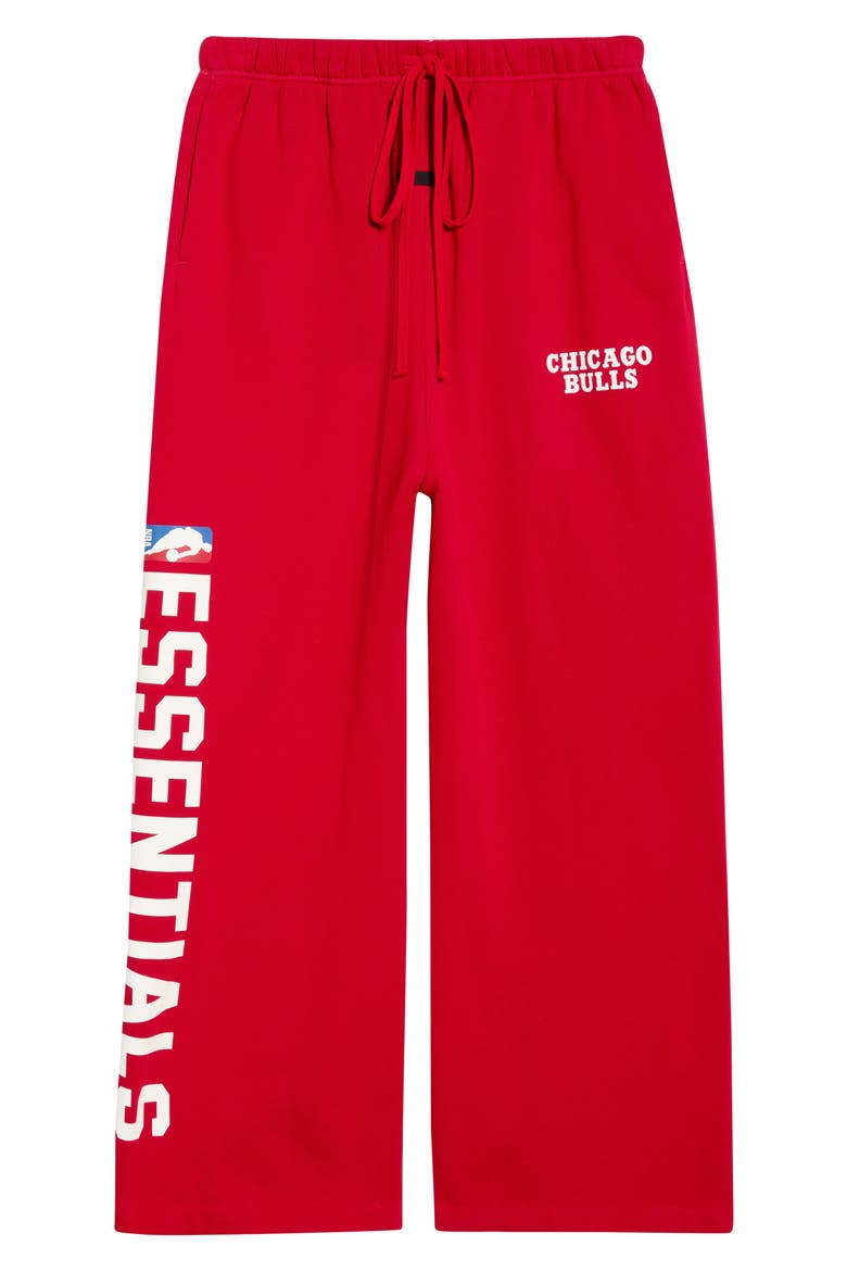 x NBA Bulls Lounge Fit Sweatpants, Alternate, color, RED