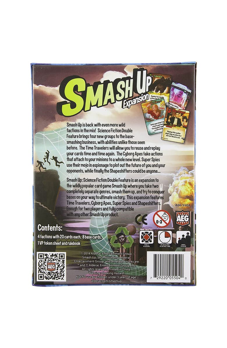 Alderac Entertainment Group (AEG) Smash Up Science Fiction Double Feature Stand Alone, Alternate, color, 