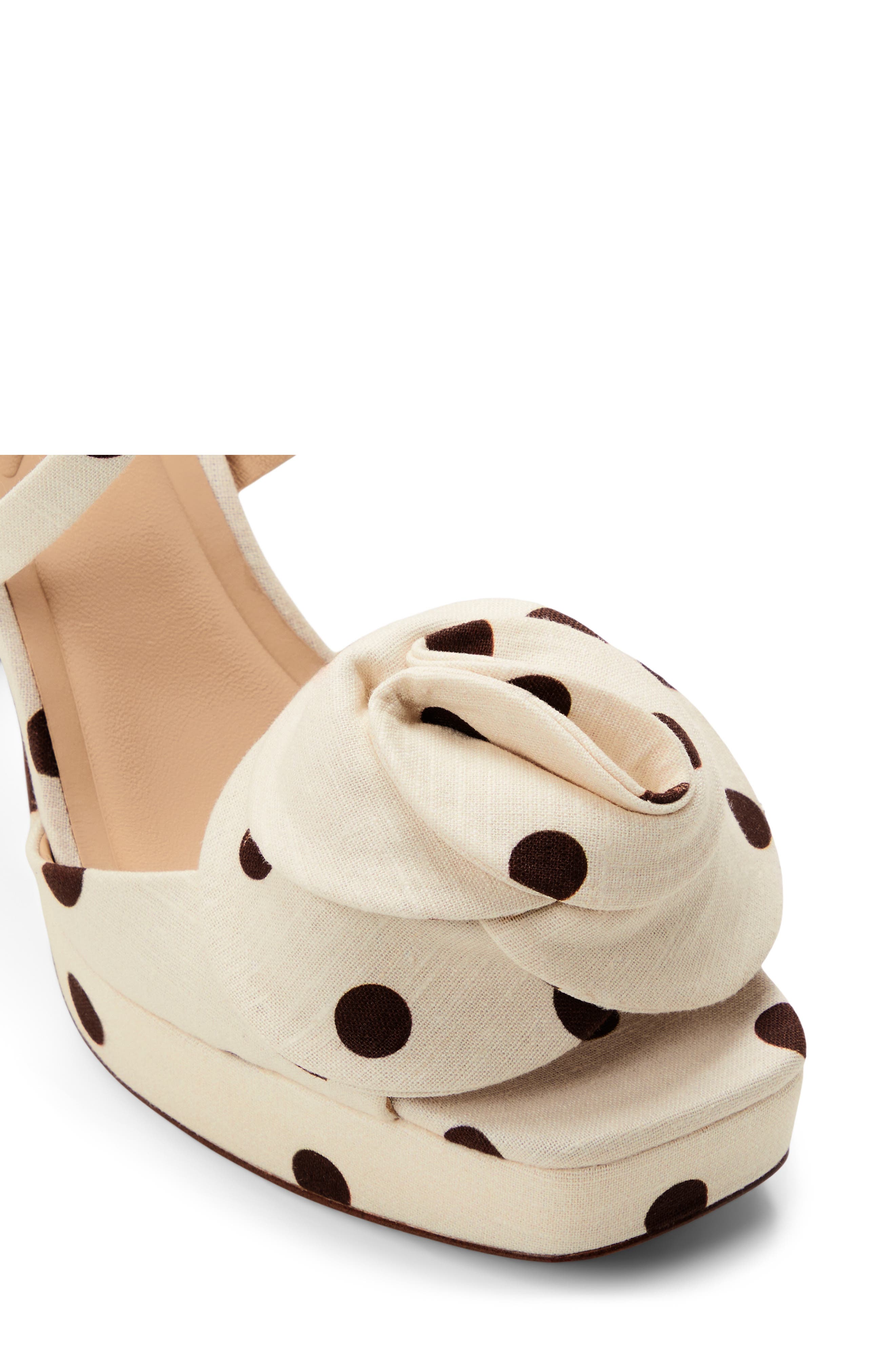 Ted Baker Maddy Rose Platform Sandal, Alternate, color, Ivory Primary - Multi