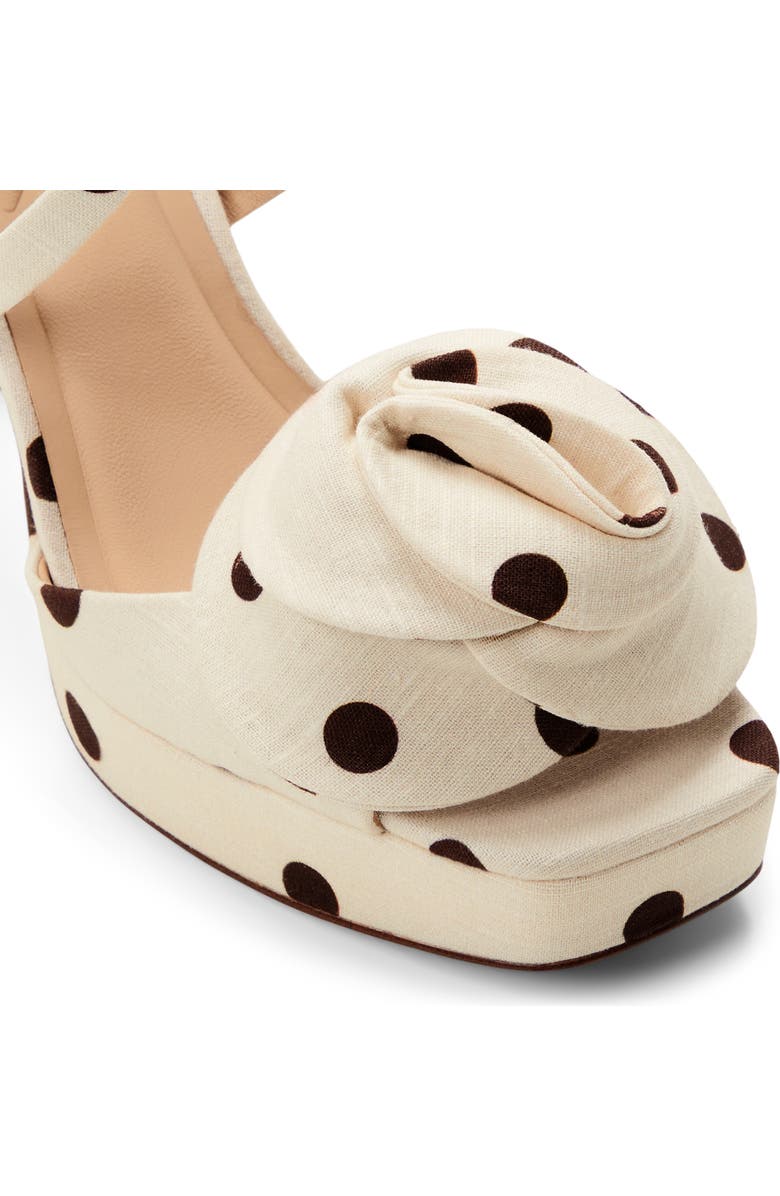 Ted Baker Maddy Rose Platform Sandal, Alternate, color, Ivory Primary - Multi