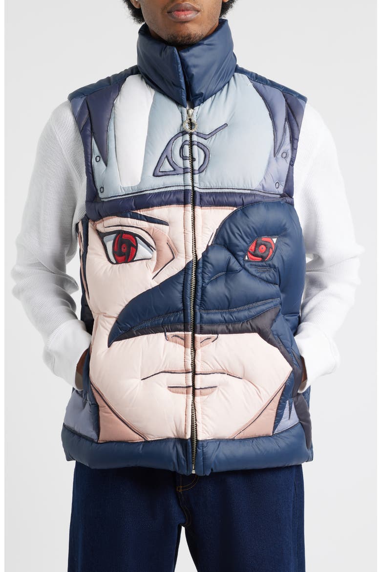 Shisui Uchina Puffer Vest, Alternate, color, BLACK