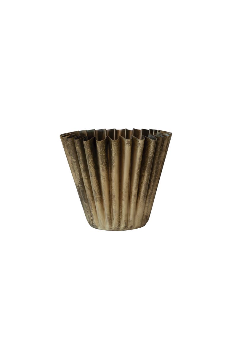 Vase, Main, color, Brass