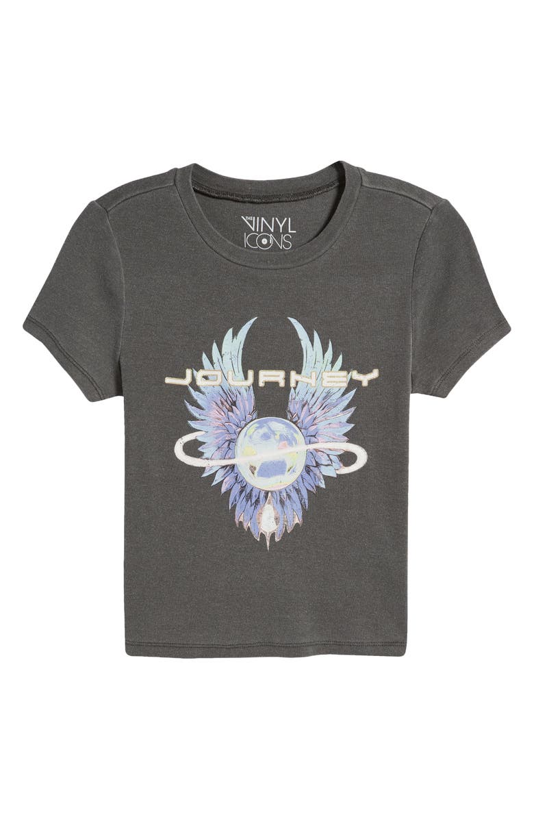 Vinyl Icons Journey Cotton Blend Baby Tee, Main, color, 