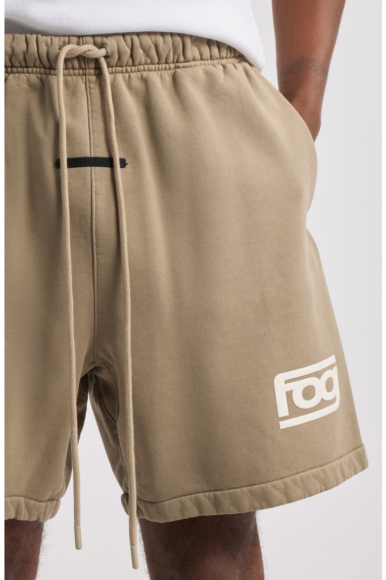 Classic Cotton Fleece Shorts, Alternate, color, WASHED CLAY