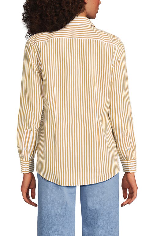 Lands' End Plus Size No Iron Button Front Shirt