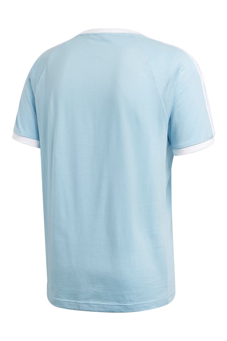 3-Stripes T-Shirt, Alternate, color, CLEAR SKY