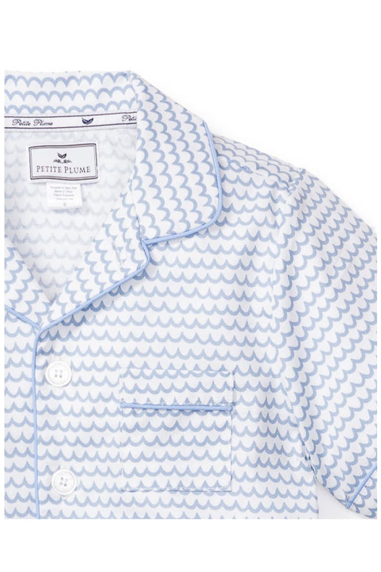 Kids' La Mer Short Pajamas, Alternate, color, BLUE