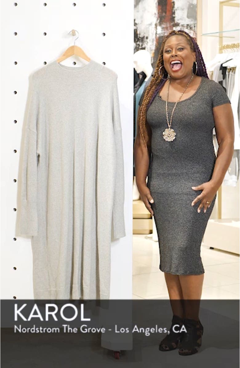Mock Neck Sweater Dress, sales video thumbnail
