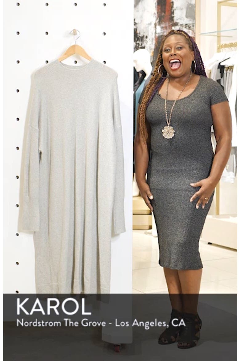 Mock Neck Sweater Dress video