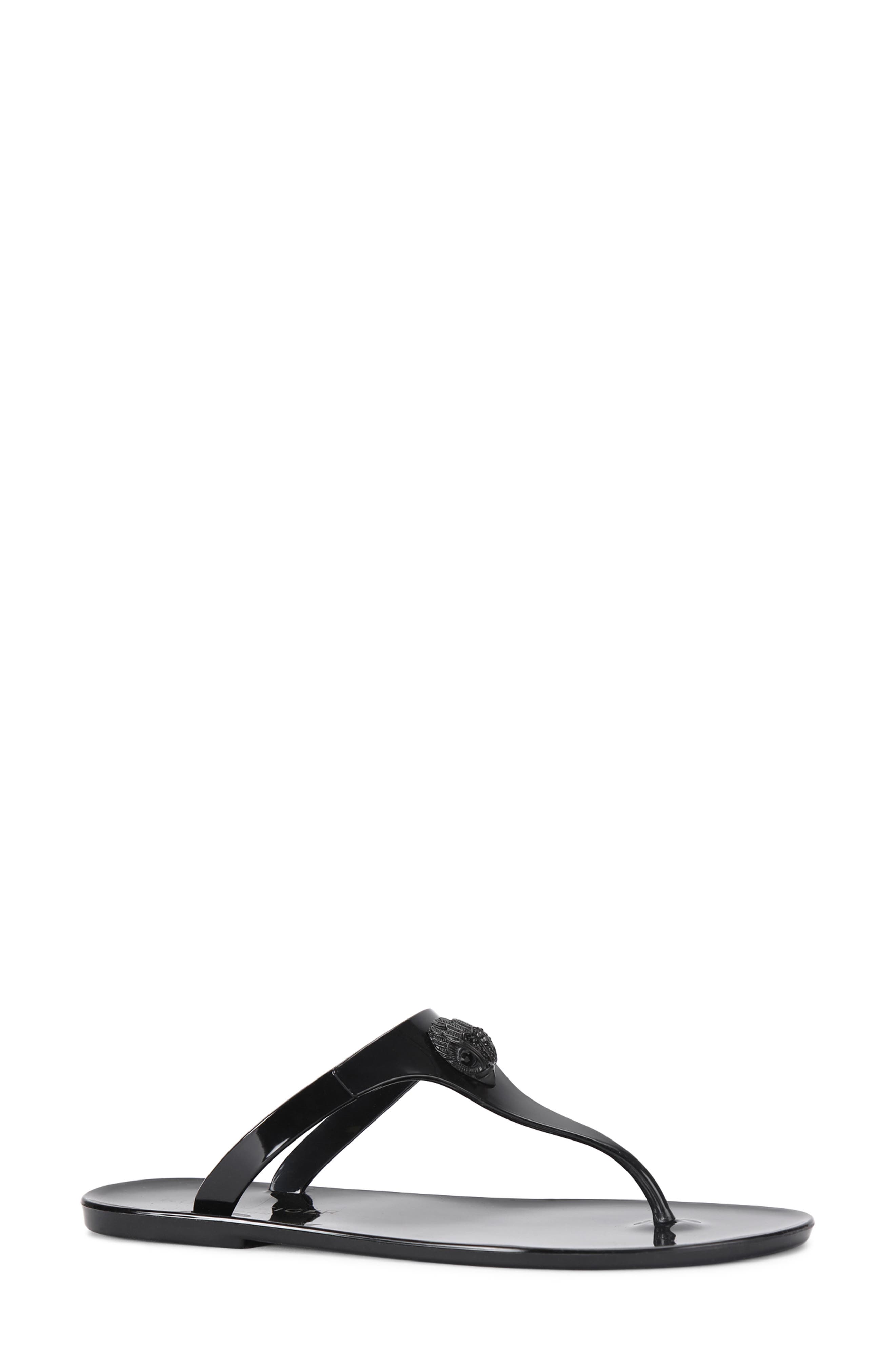 Kurt Geiger London Maddison Eagle Head Sandal, Main, color, Black