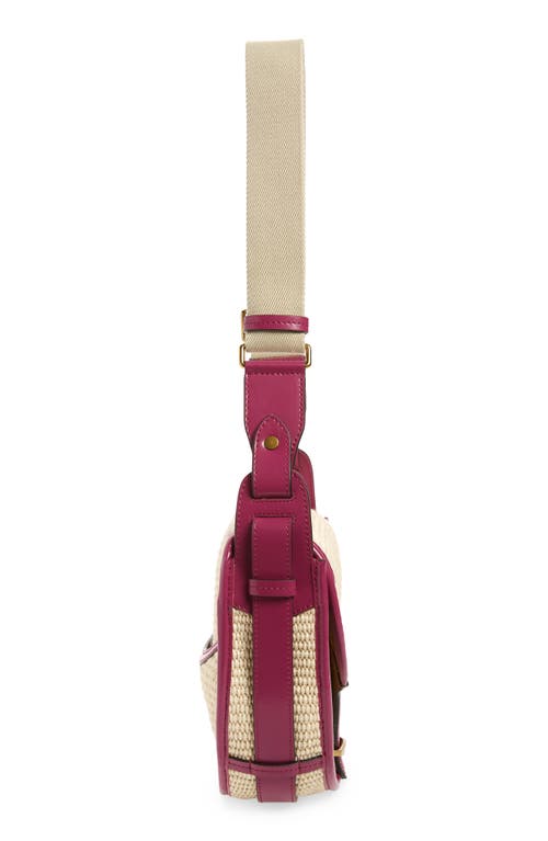 Isabel Marant Botsy Woven Raffia Crossbody Bag