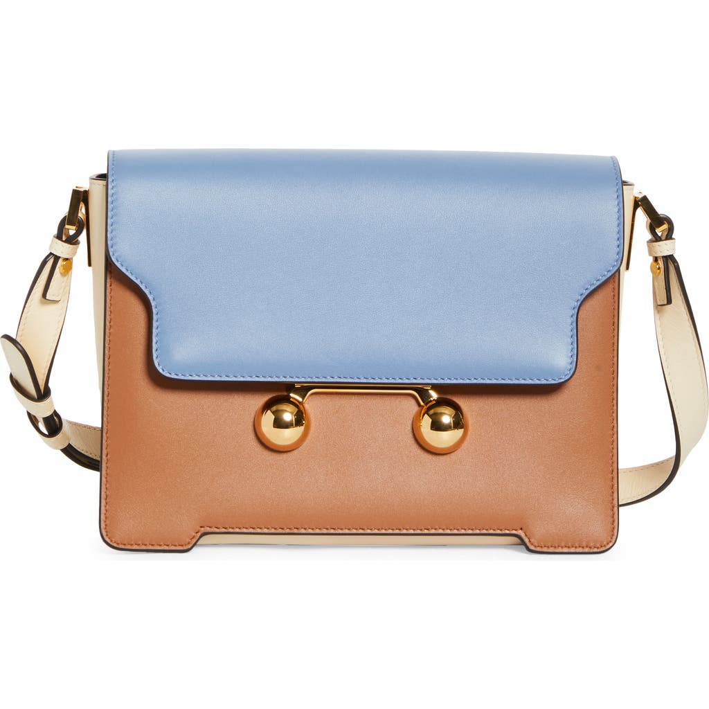 Marni Trunkaroo Shoulder Bag In Brown