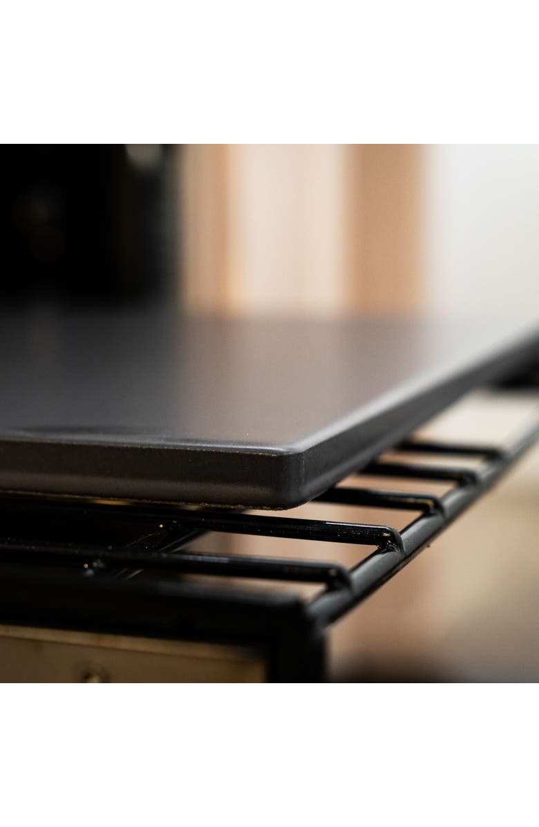 Old Stone Glazed Cordierite Rectangle Pizza Stone, 14x16-Inch, Alternate, color, Grey