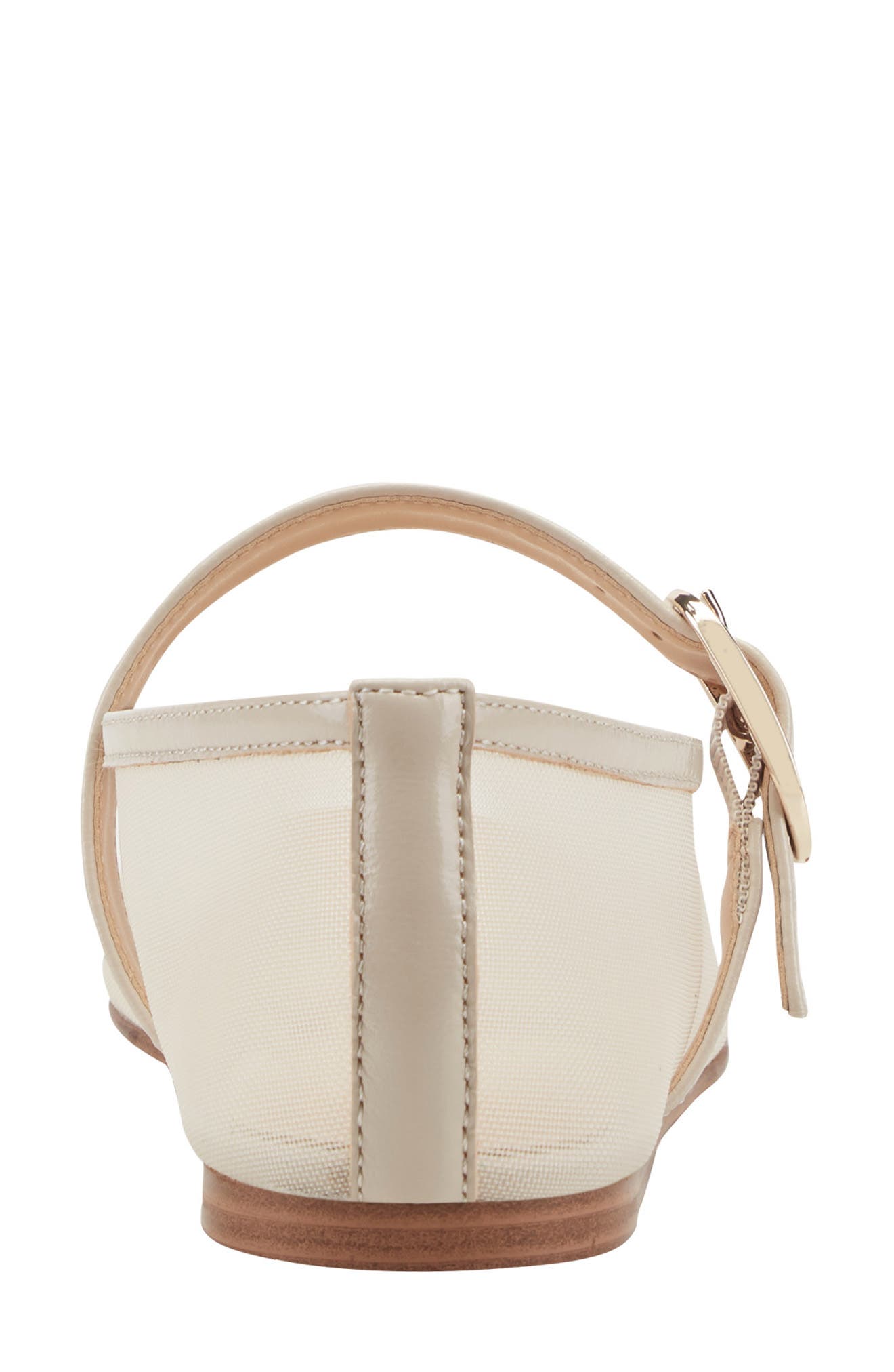 Godina Mesh Mary Jane Flat, Alternate, color, IVORY