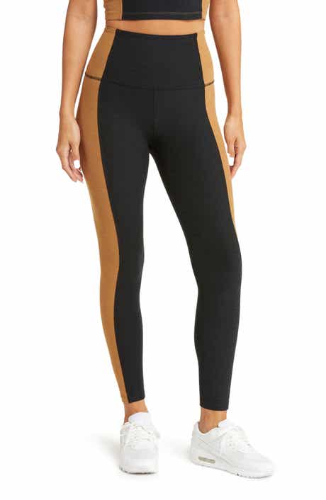 Beyond Yoga Space Dye Colorblock Ankle Leggings