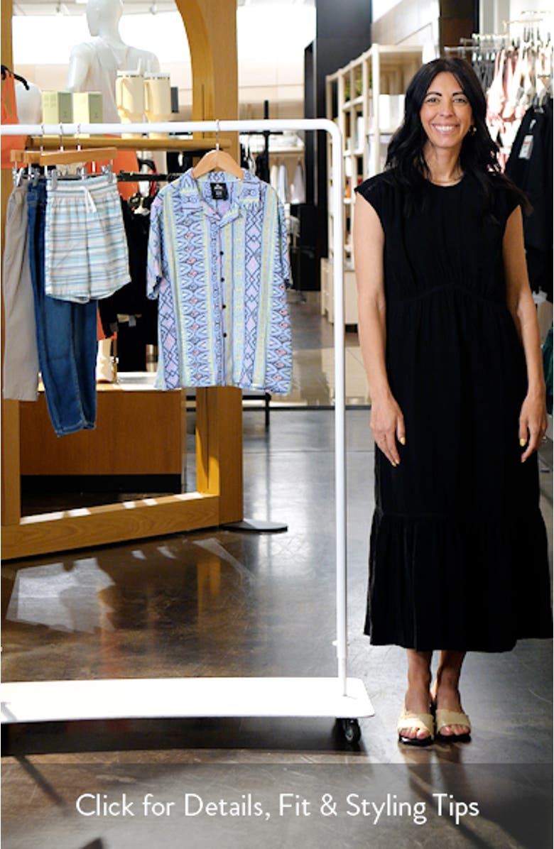 Kids' Raw Energy Print Short Sleeve Button-Up Shirt, sales video thumbnail