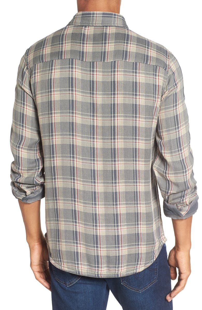Jeremiah Melville Reversible Flannel Shirt, Alternate, color,