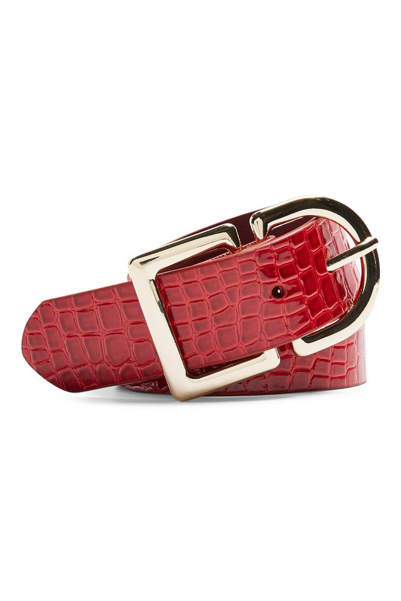 Logo Belt, Main, color, RED