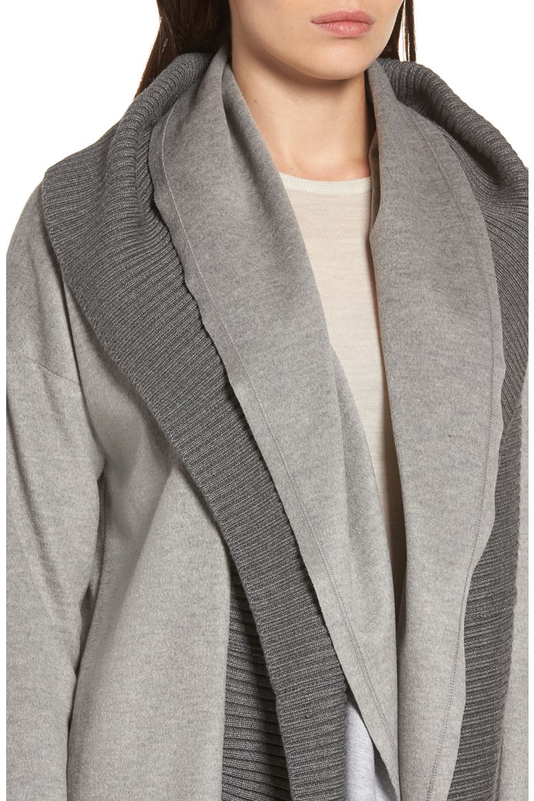 Brandy Stone Grey Duster Coat, Alternate, color, STONE GREY