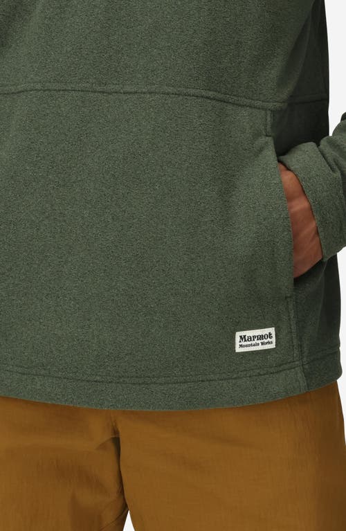 Marmot Felton Fleece Hoodie In Green