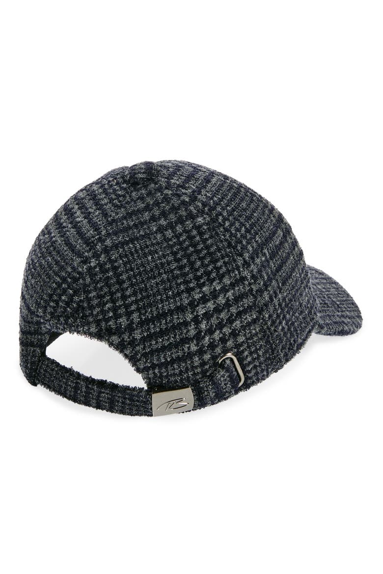 Duncan Plaid Baseball Cap, Alternate, color, NAVY