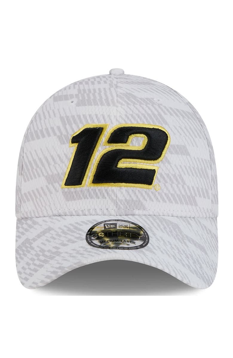 New Era Men
s New Era White Ryan Blaney 39THIRTY Graded Flex Hat, Alternate, color, White