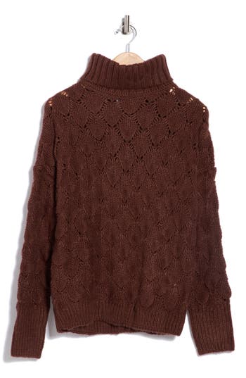 Frnch Nika Turtleneck Sweater In Animal Print