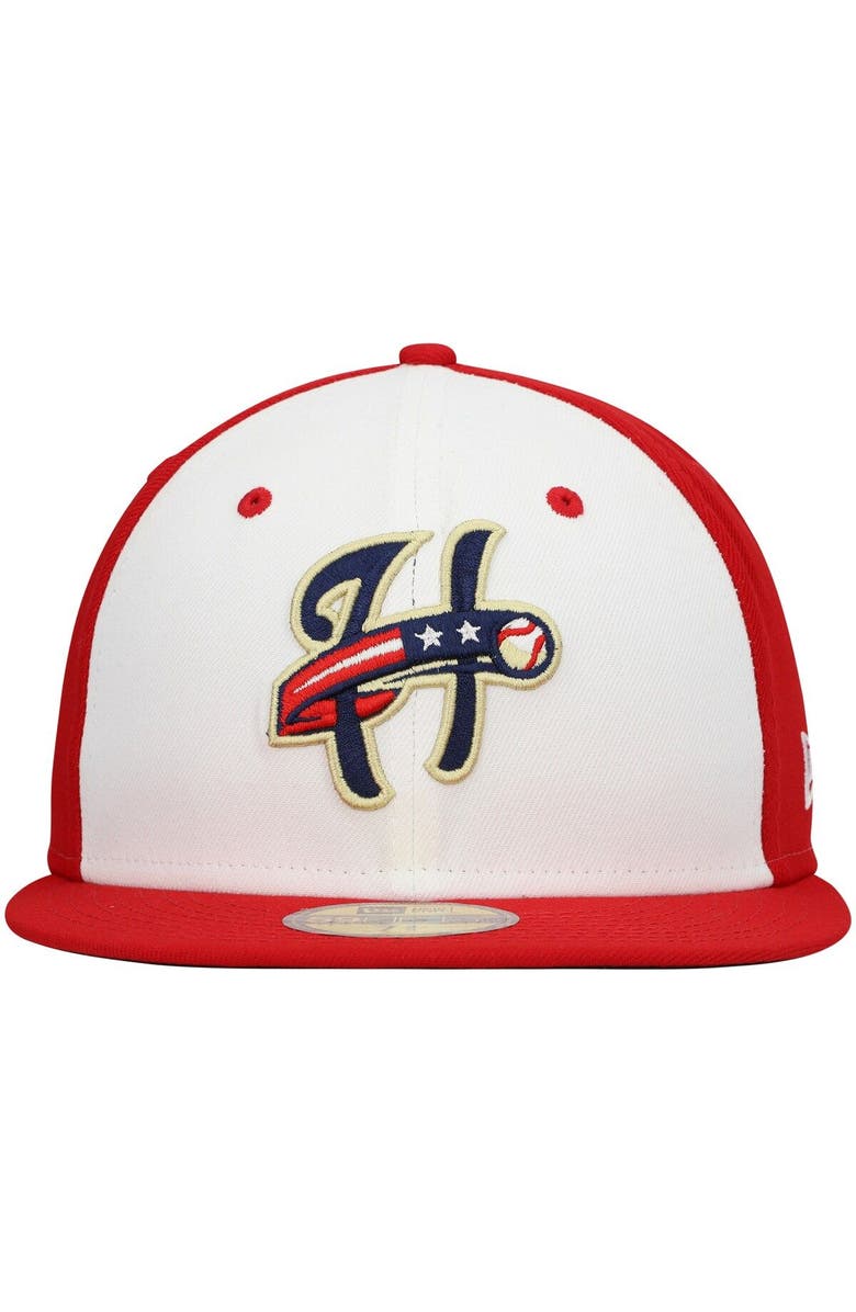 New Era Men's New Era White Harrisburg Senators Authentic Collection Team Alternate 59FIFTY Fitted Hat, Alternate, color, White