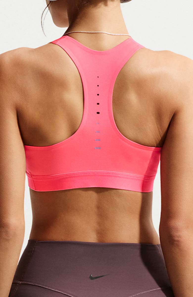 Nike Swift Dri-FIT High Support Sports Bra, Alternate, color, Sea Coral/Silver
